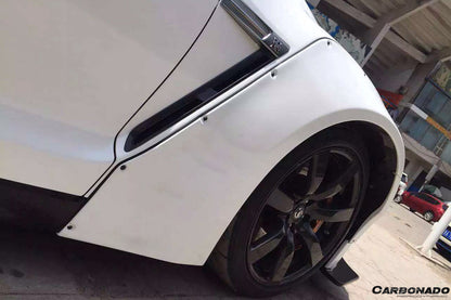 2008-2016 Nissan GTR R35 CBA/DBA DE Style Wide Fender Flares - Carbonado