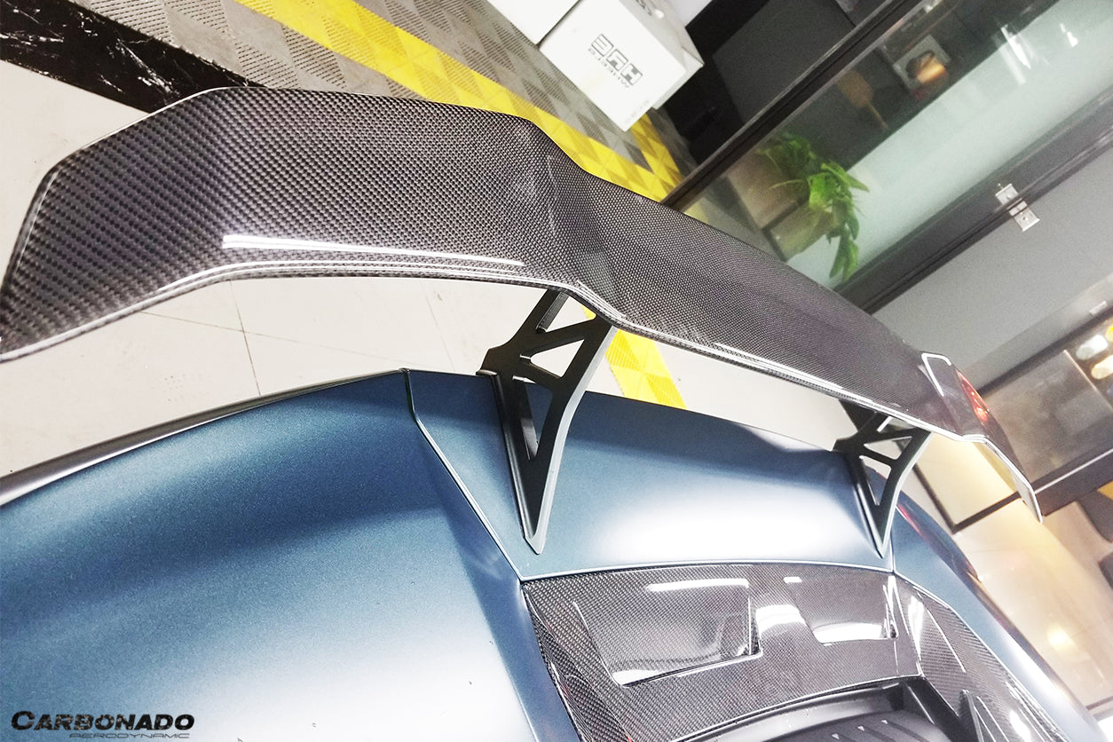 2015-2020 Lamborghini Huracan LP610/LP580 VRS Style Carbon Fiber Trunk Spoiler - Carbonado