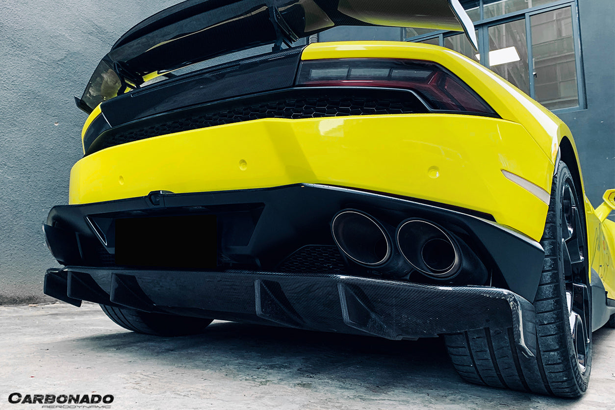 2015-2020 Lamborghini Huracan LP610 DC Style Rear Diffuser - Carbonado