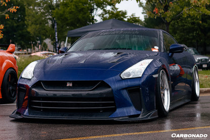 2008-2022 Nissan GTR R35 CBA/DBA/EBA TS Style Front Bumper - Carbonado