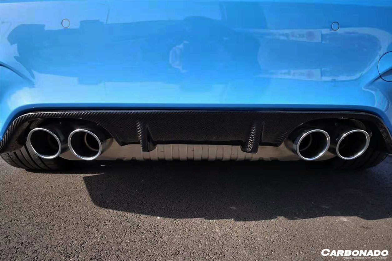 2014-2020 BMW M3 F80 & M4 F82 D Style Rear Diffuser - Carbonado