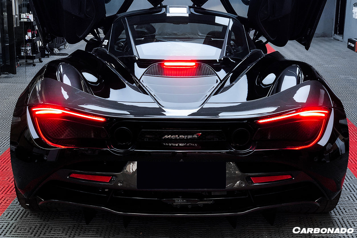 2017-2020 McLaren 720s VRS Style Carbon Fiber Trunk Spoiler - Carbonado