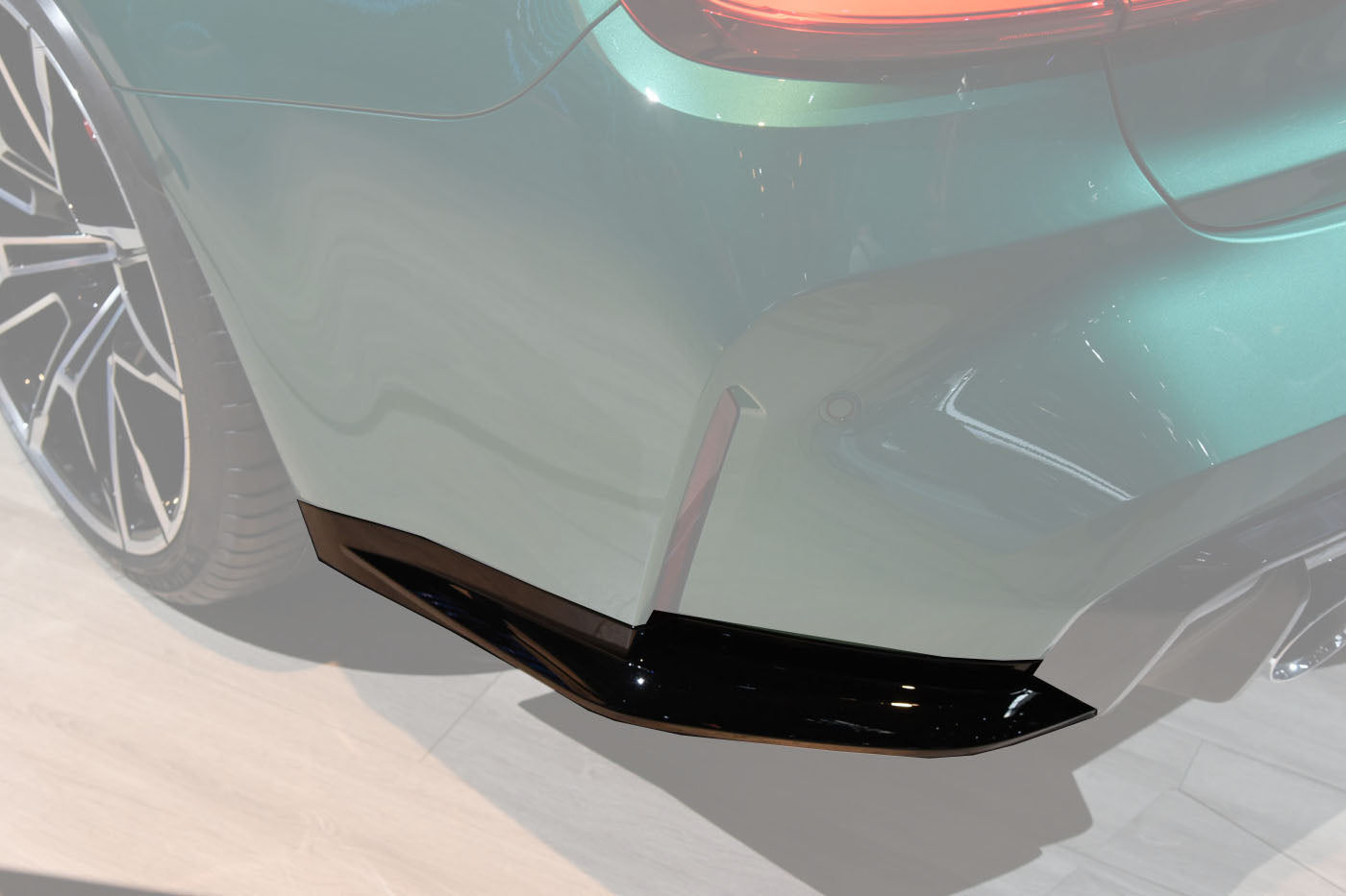 2021-UP BMW M3 G80 OE Style Carbon Fiber Rear Caps - DarwinPRO Aerodynamics