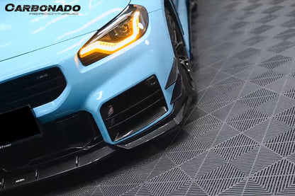 2021-2024 BMW M2 G87 AD Style Dry Carbon Fiber Front Splitter Lip