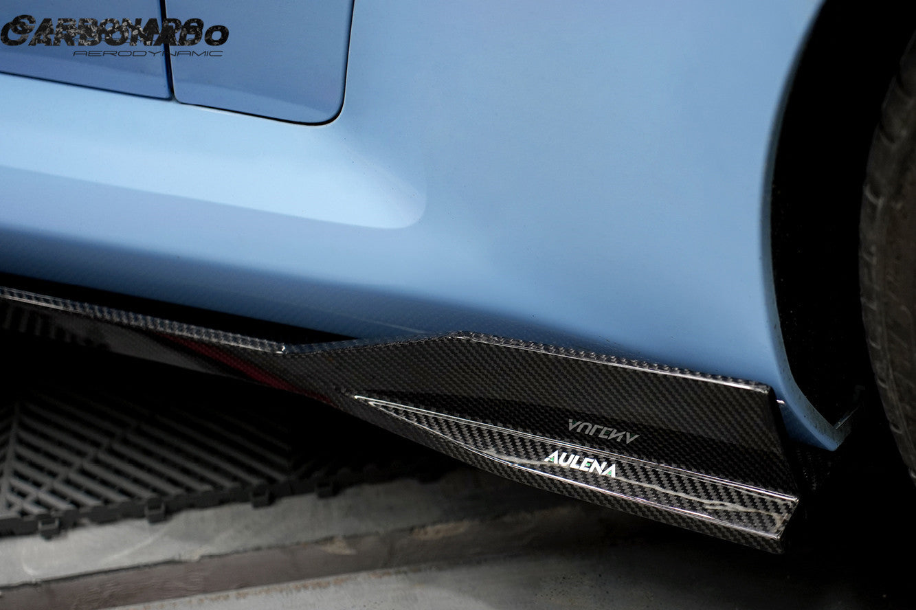 2021-2024 BMW M2 G87 AD Style Dry Carbon Fiber Side Skirts
