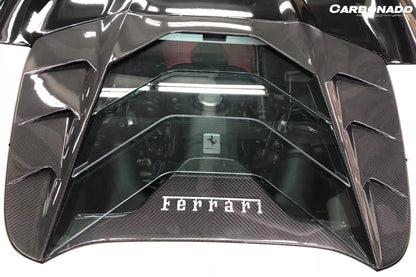 2015-2019 Ferrari 488 Spider MSY Style Carbon Fiber Engine Hood
