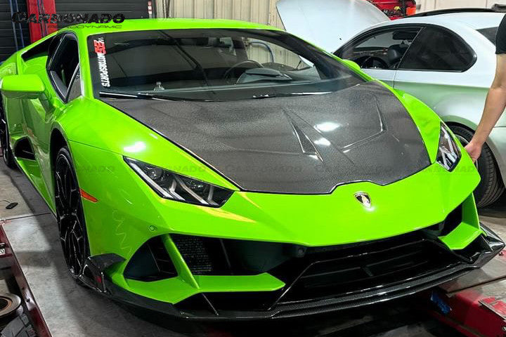 2015-2025 Lamborghini Huracan LP610  LP580  Evo  Tecnica CADO Style Carbon Fiber Hood