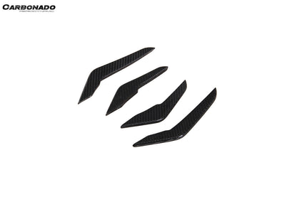 2021-2024 Audi RS3 8Y.0 Sedan And Sportback AD Style Dry Carbon Fiber Front Canards