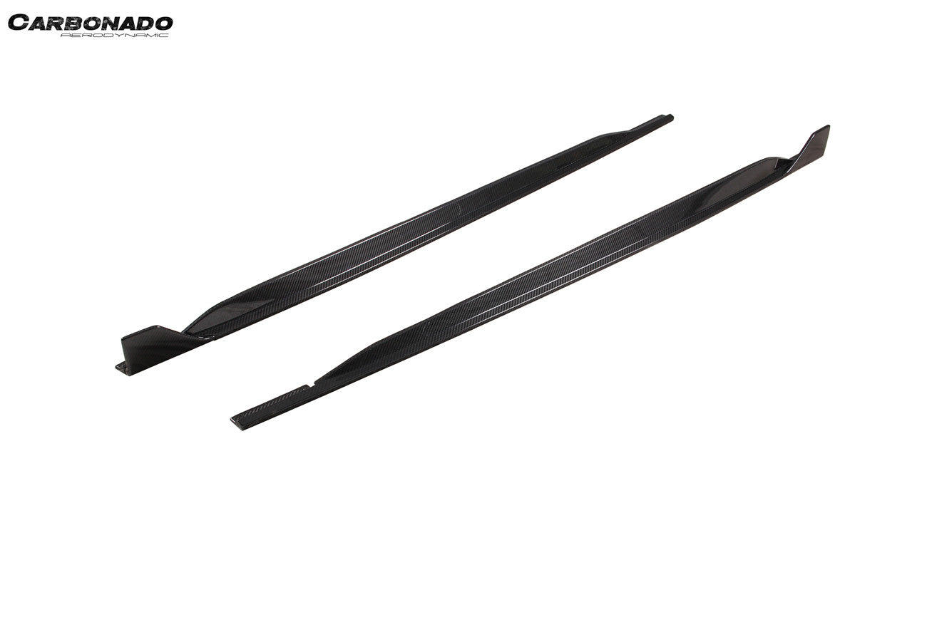 2021-2024 Audi RS3 8Y.0 Sportback AD Style Dry Carbon Fiber Side Skirts