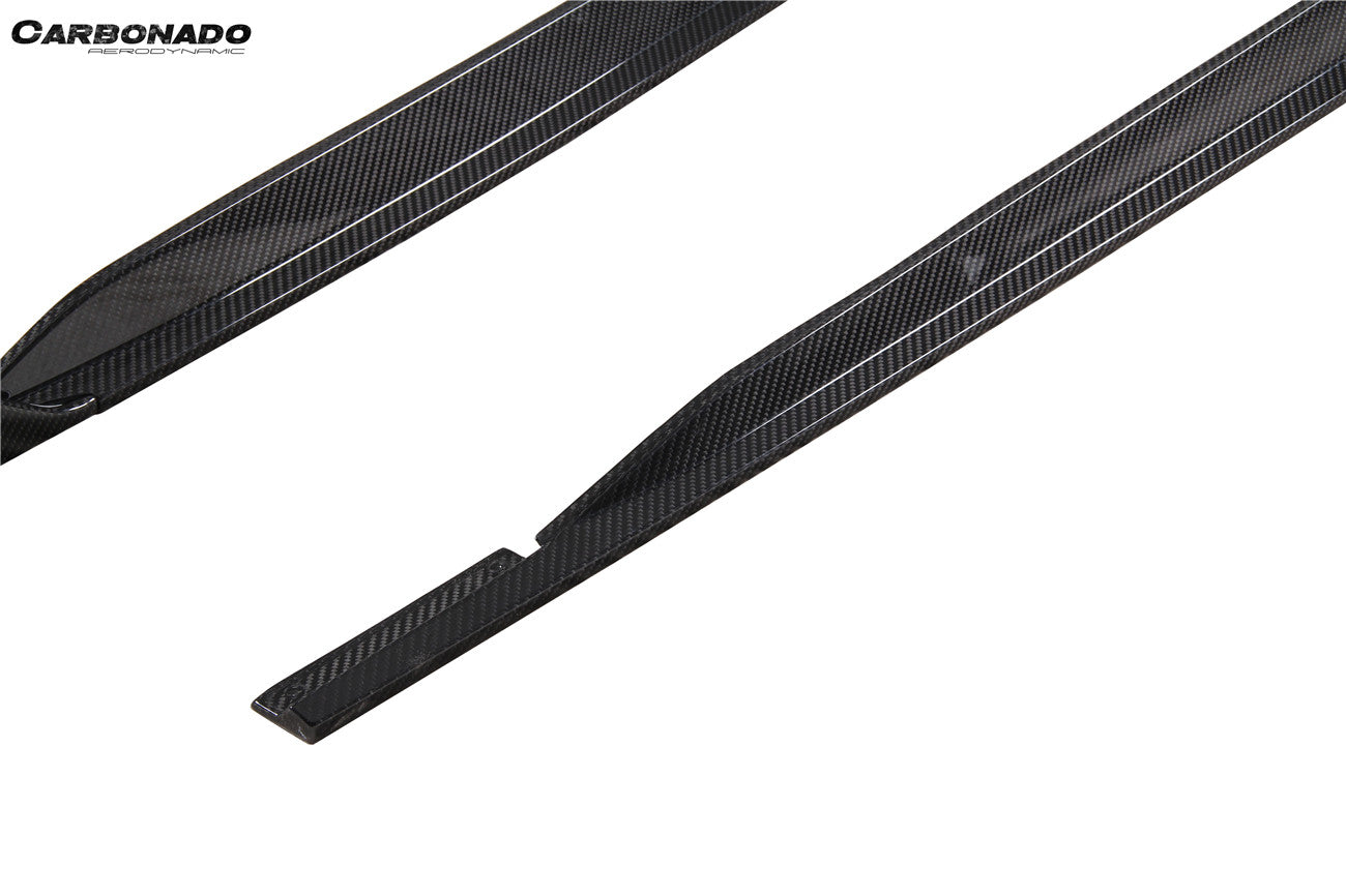2021-2024 Audi RS3 8Y.0 Sportback AD Style Dry Carbon Fiber Side Skirts
