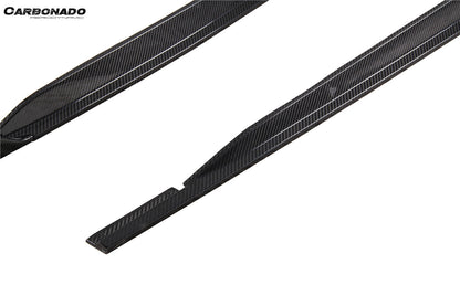 2021-2024 Audi RS3 8Y.0 Sportback AD Style Dry Carbon Fiber Side Skirts