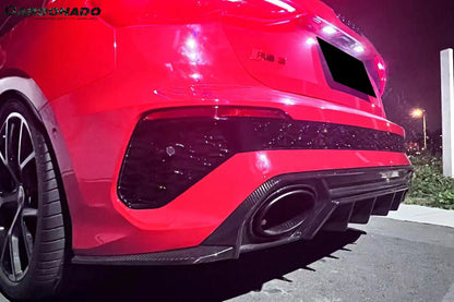 2021-2024 Audi RS3 8Y.0 Sportback AD Style Dry Carbon Fiber Rear Diffuser lip