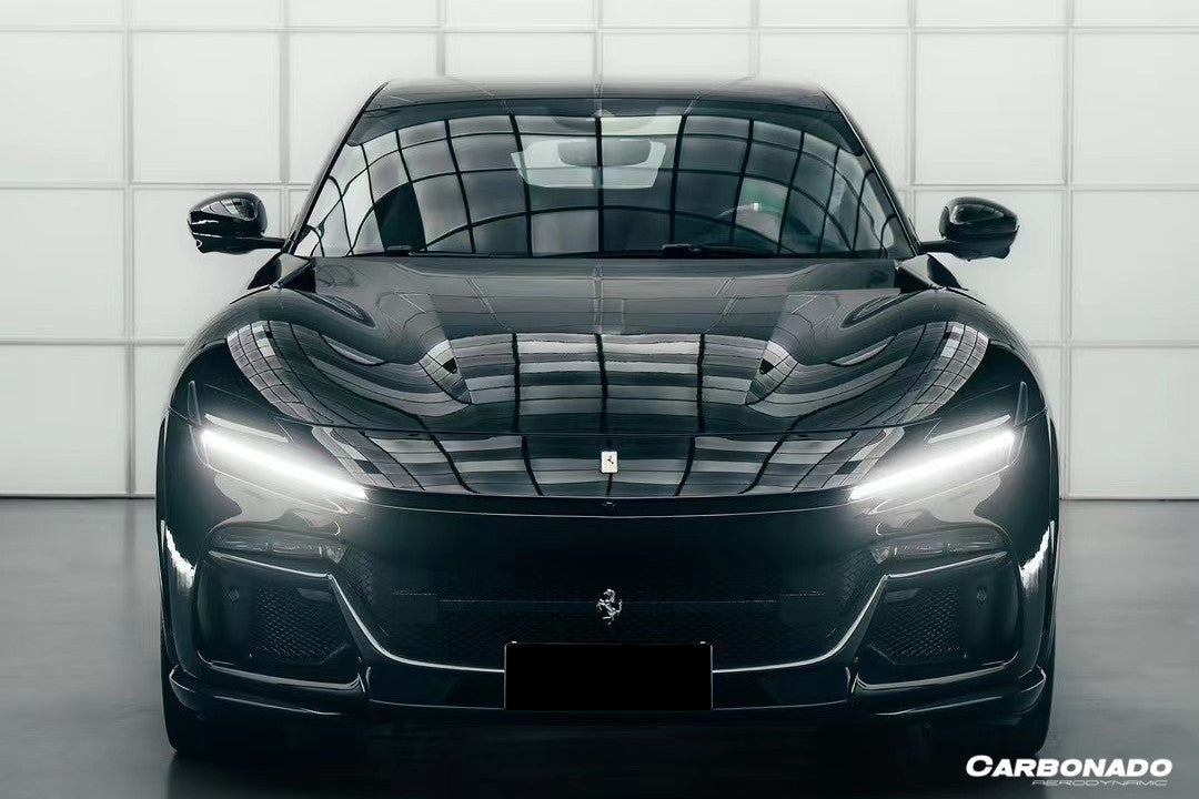 2023-2025 Ferrari Purosangue FUV Type F175 OEM Style Dry Carbon Fiber Front Lip - Carbonado