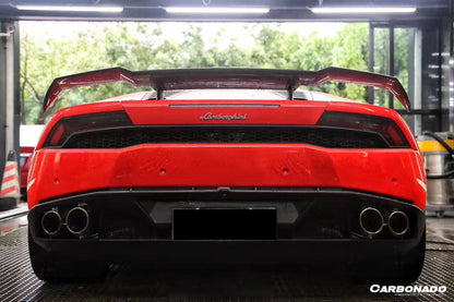 2015-2025 Lamborghini Huracan LP610   LP580   Evo   Tecnica MSY Style Carbon Fiber Trunk Spoiler Wing