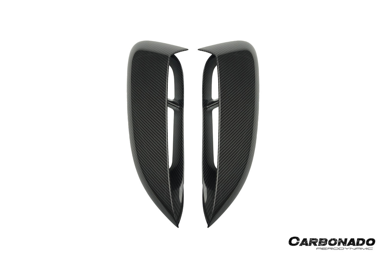2017-2025 Porsche 718 Cayman Boxster GT4 Style Dry Carbon Fiber Quarter Panel Side Scoops
