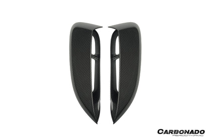 2017-2025 Porsche 718 Cayman Boxster GT4 Style Dry Carbon Fiber Quarter Panel Side Scoops