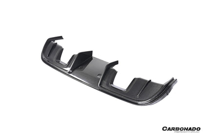 2017-2025 Porsche 718 Cayman Boxster GT4 Style Dry Carbon Fiber Rear Diffuser Lip