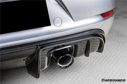 2017-2025 Porsche 718 Cayman Boxster GT4 Style Dry Carbon Fiber Rear Diffuser Lip