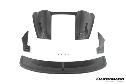 2012-2025 Porsche 718 981 Boxster HU Style Dry Carbon Fiber Hump Spoiler Wing