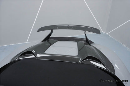 2012-2025 Porsche 718 981 Boxster HU Style Dry Carbon Fiber Hump Spoiler Wing