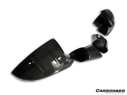 2019-2024 Ferrari F8 MSY Style Autoclave Carbon Fiber Mirror Housing Replacement