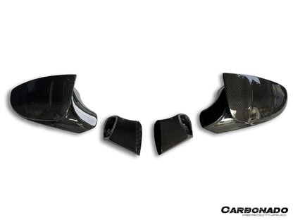 2019-2024 Ferrari F8 MSY Style Autoclave Carbon Fiber Mirror Housing Replacement