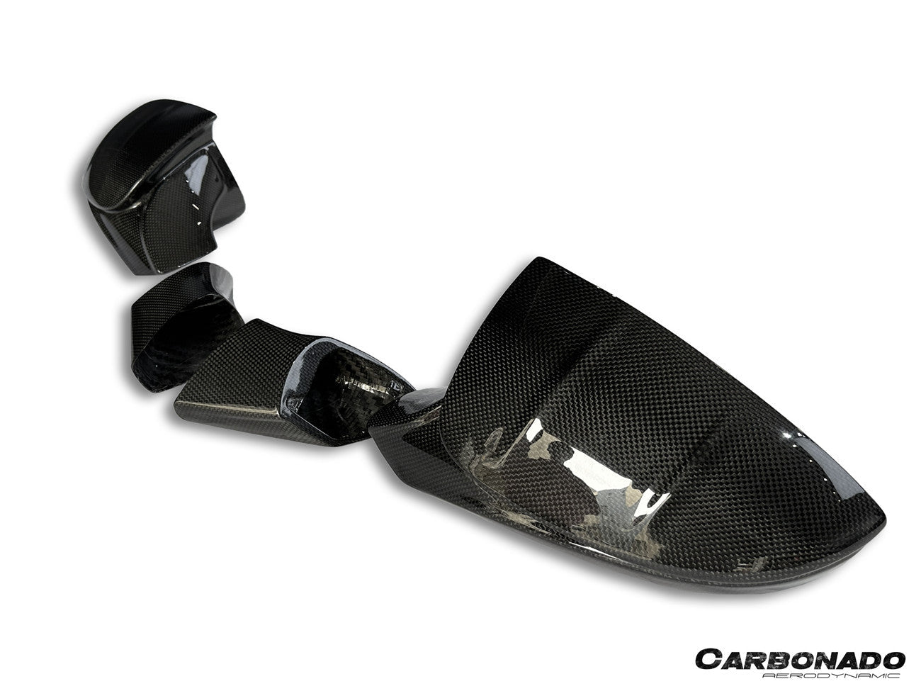2019-2024 Ferrari F8 MSY Style Autoclave Carbon Fiber Mirror Housing Replacement