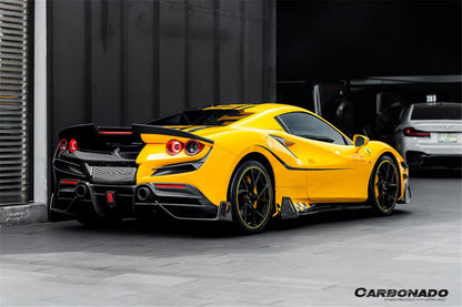 2019-2024 Ferrari F8 MSY Style Autoclave Carbon Fiber Rear Diffuser