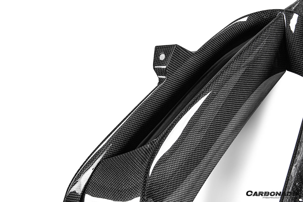 2020-UP Ferrari SF90 Stradale OE Style Autoclave Carbon Fiber Qaurter Panel Side Scoops