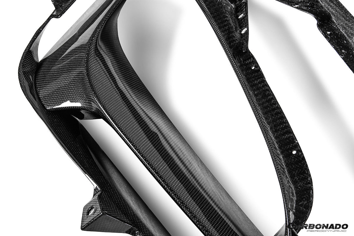 2020-UP Ferrari SF90 Stradale OE Style Autoclave Carbon Fiber Qaurter Panel Side Scoops