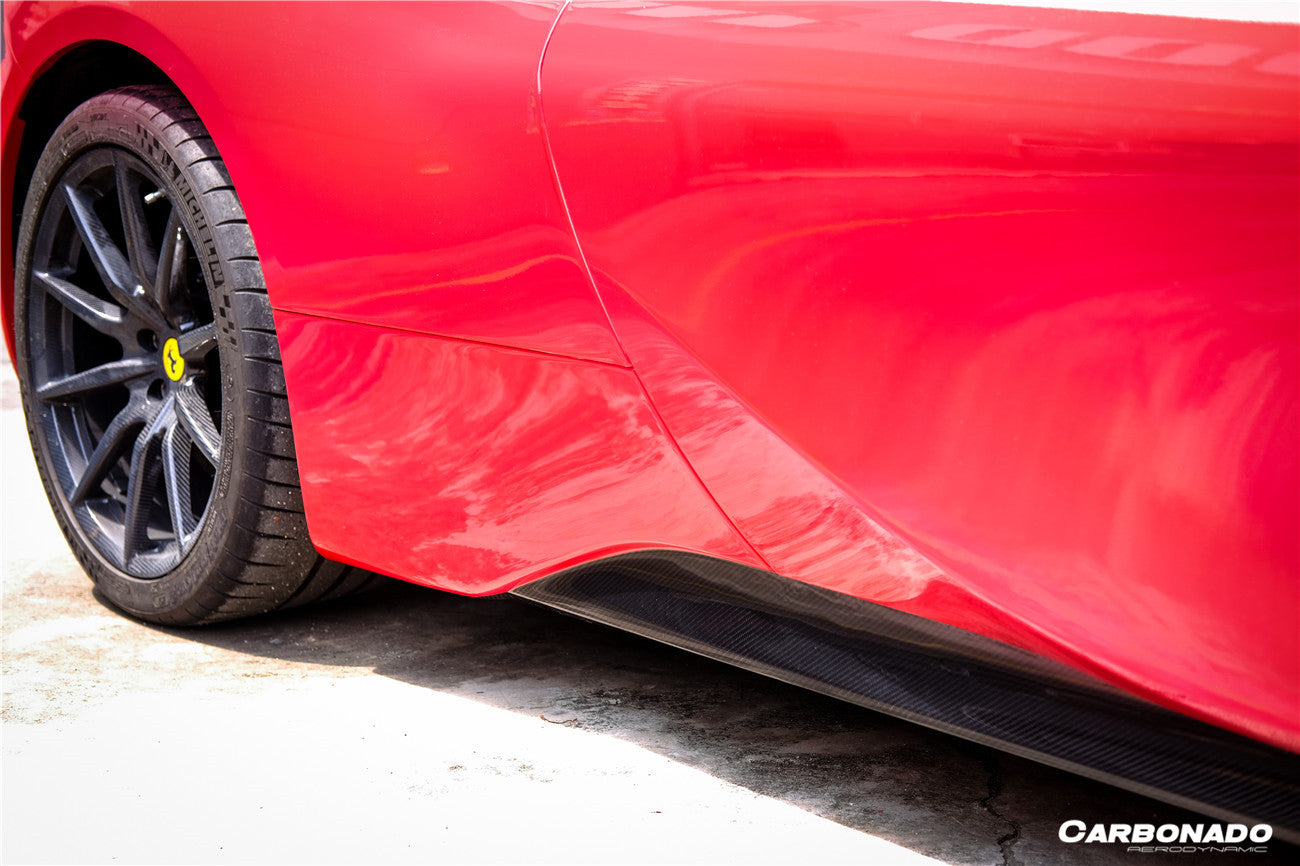 2020-UP Ferrari SF90 Stradale OE Style Autoclave Carbon Fiber Side Skirts