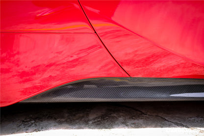 2020-UP Ferrari SF90 Stradale OE Style Autoclave Carbon Fiber Side Skirts