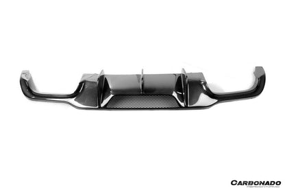 2012-2014 Mercedes Benz W204 C63 AMG Sedan VS Style Carbon Fiber Rear Lip