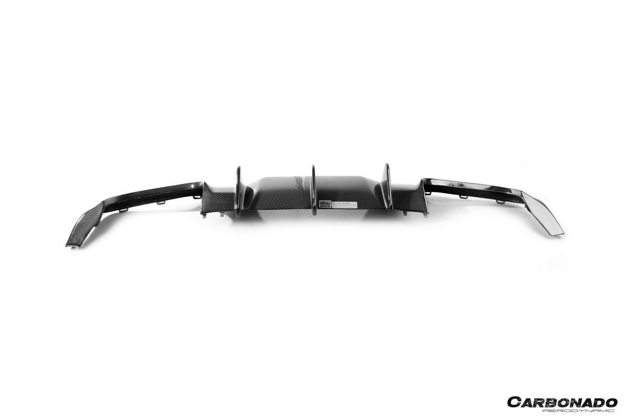 2012-2014 Mercedes Benz W204 C63 AMG Sedan VS Style Carbon Fiber Rear Lip