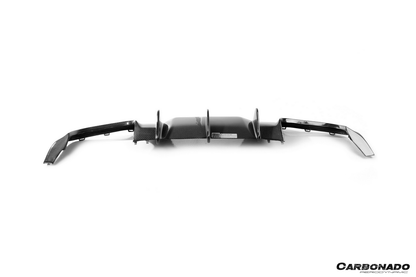 2012-2014 Mercedes Benz W204 C63 AMG Sedan VS Style Carbon Fiber Rear Lip