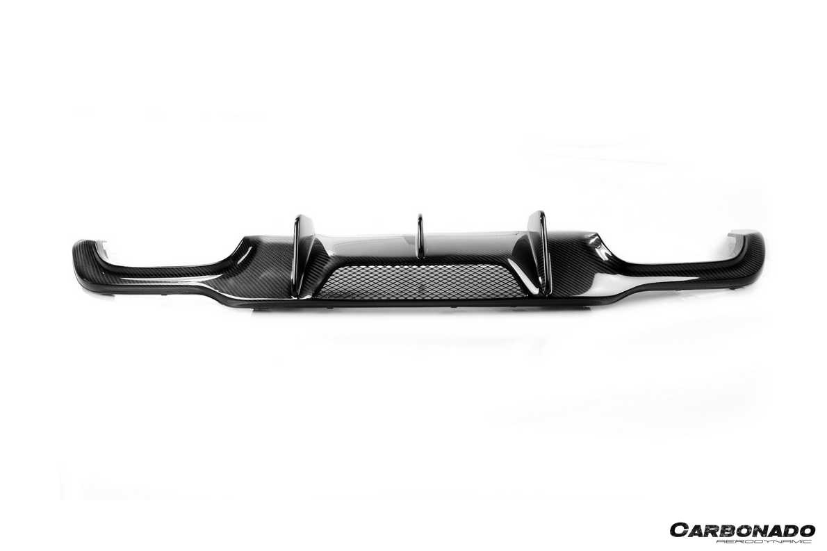 2012-2014 Mercedes Benz W204 C63 AMG Sedan VS Style Carbon Fiber Rear Lip