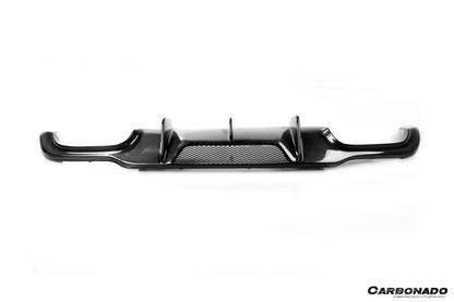 2012-2014 Mercedes Benz W204 C63 AMG Sedan VS Style Carbon Fiber Rear Lip