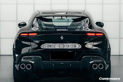 2023-2025 Ferrari Purosangue FUV Type F175 OEM Style Dry Carbon Fiber Rear Diffuser