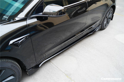 2023-2025 Tesla Model 3 LCI Fast Style Carbon Fiber Pattern Look Body Kit