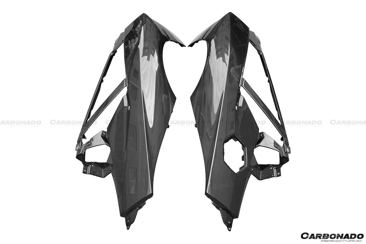 2011-2016 Lamborghini Aventador LP700 Coupe Oem Style Rear Quarter Panels - Carbonado