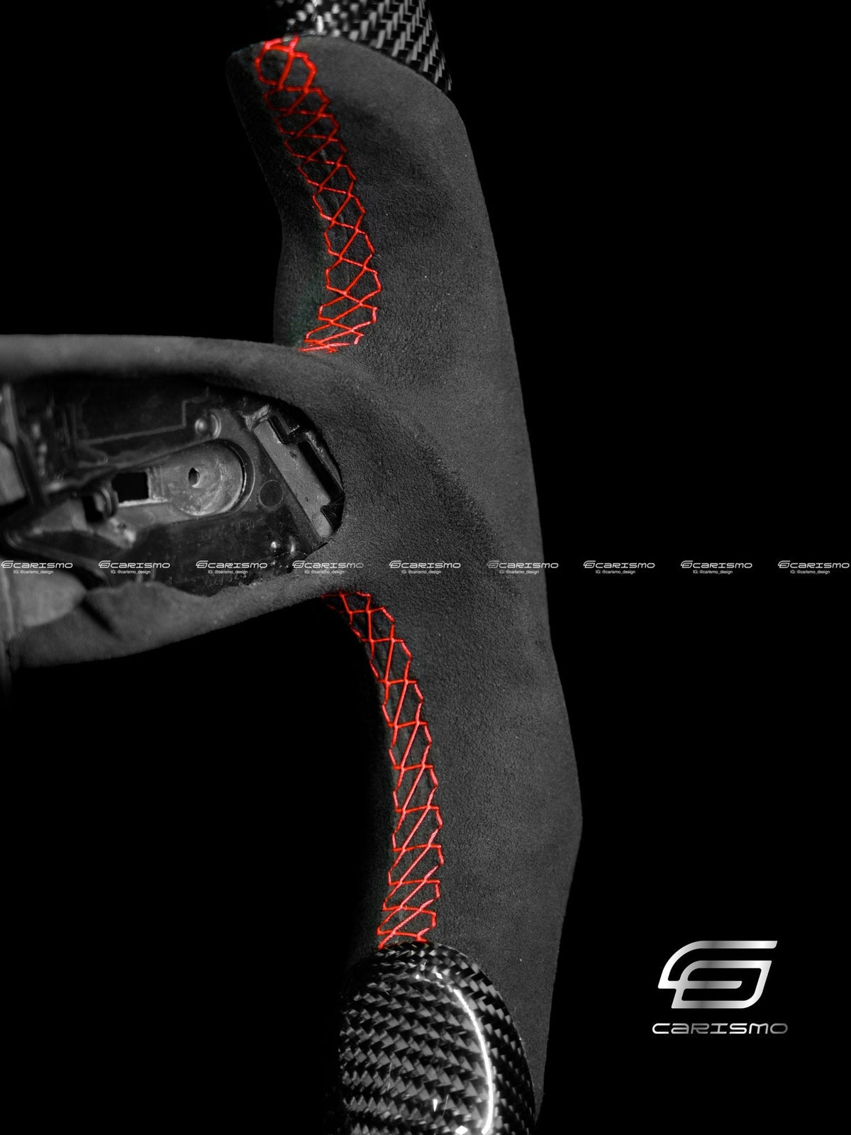 Carismo Steering Wheel For Audi (C8 Wheel) - Sport - Matte Carbon - Alcantara