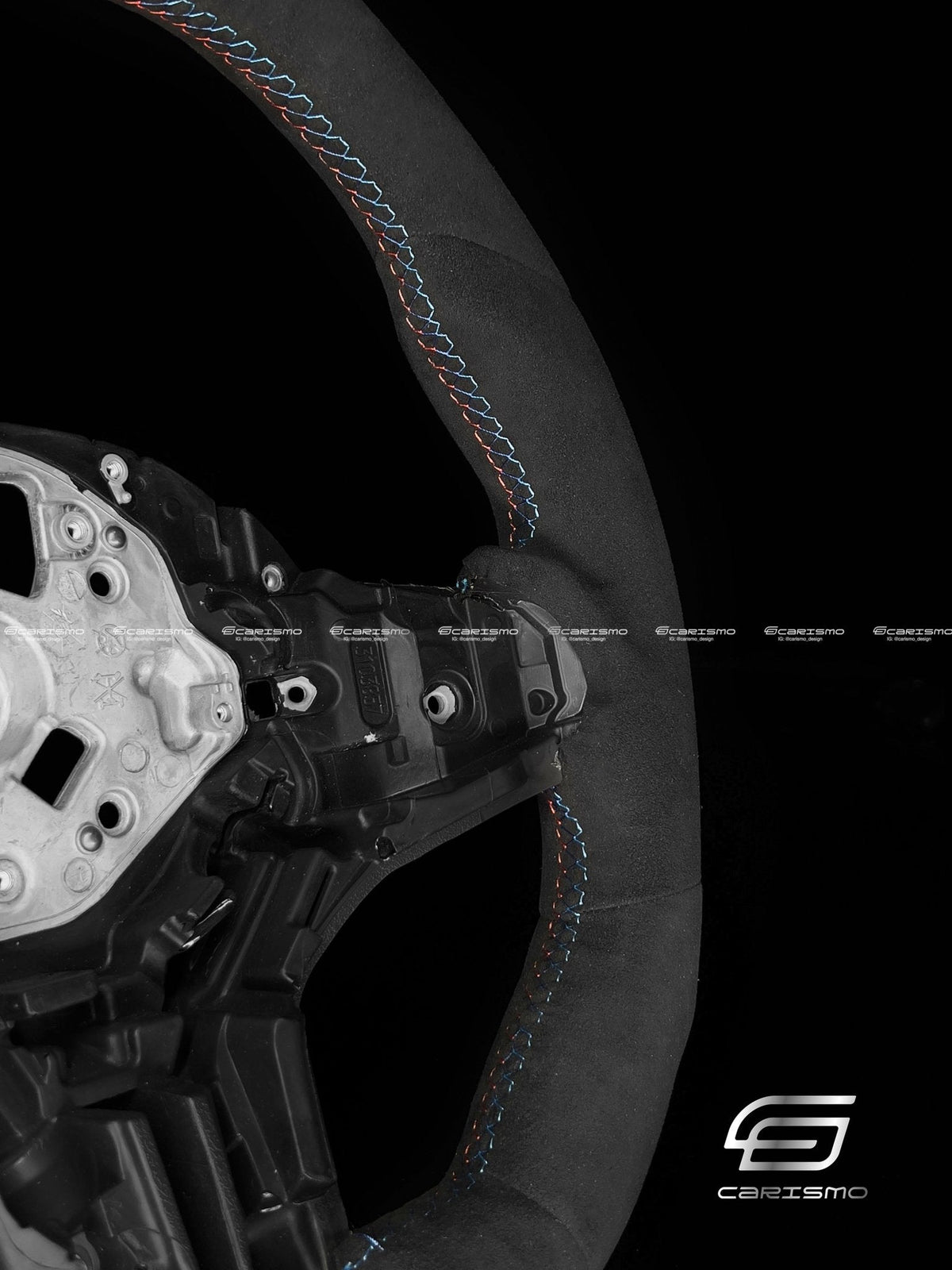 Carismo Steering Wheel For BMW G-Series (M Performance Wheel) - Signature (Heated) - Full Alcantara