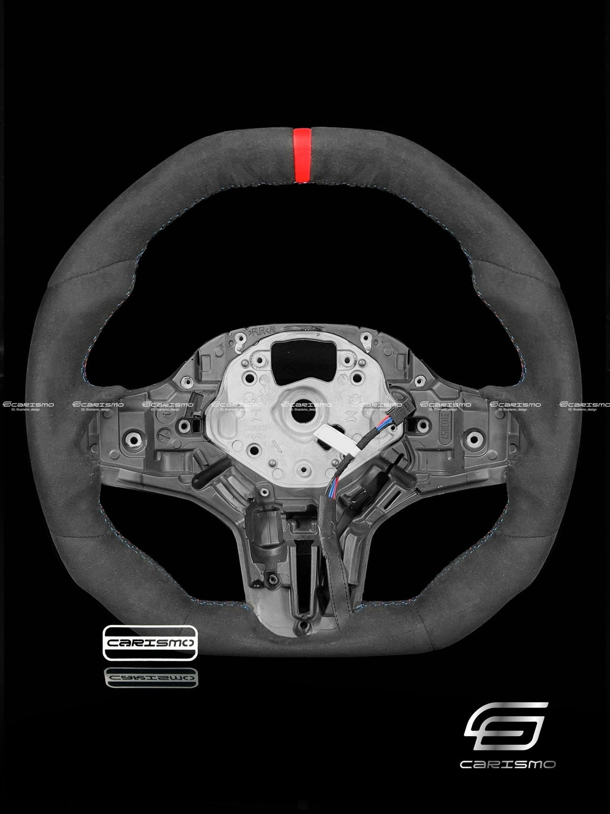Carismo Steering Wheel For BMW G-Series (M Performance Wheels) - Signature (Heated) - Full Alcantara
