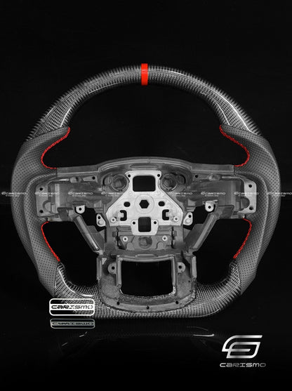 Carismo Steering Wheel For Ford F-150 Raptor (Gen 2) - Sport - Gloss Carbon - Perforated Leather