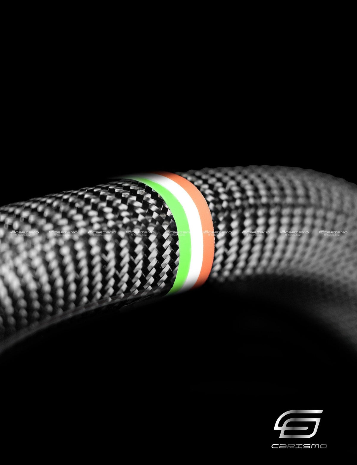 Carismo Steering Wheel For Lamborghini Aventador - Signature - Gloss Carbon - Alcantara