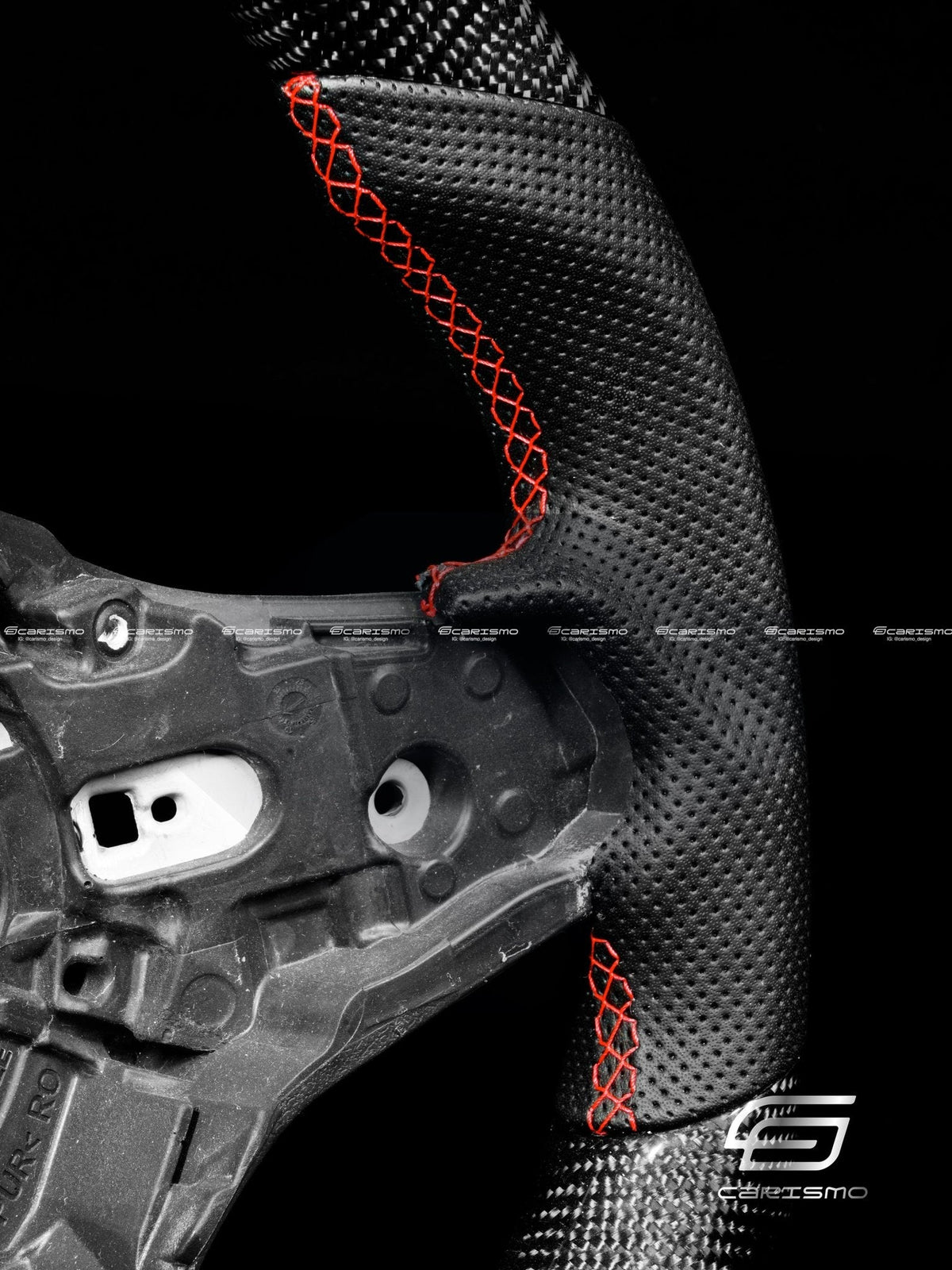 Carismo Steering Wheel For Lamborghini Huracan - Signature - Gloss Carbon - Perforated Leather