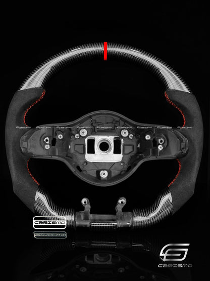 Carismo Steering Wheel For Mercedes/AMG (2020 AMG Performance Wheel) - Sport - Gloss Carbon - Alcantara