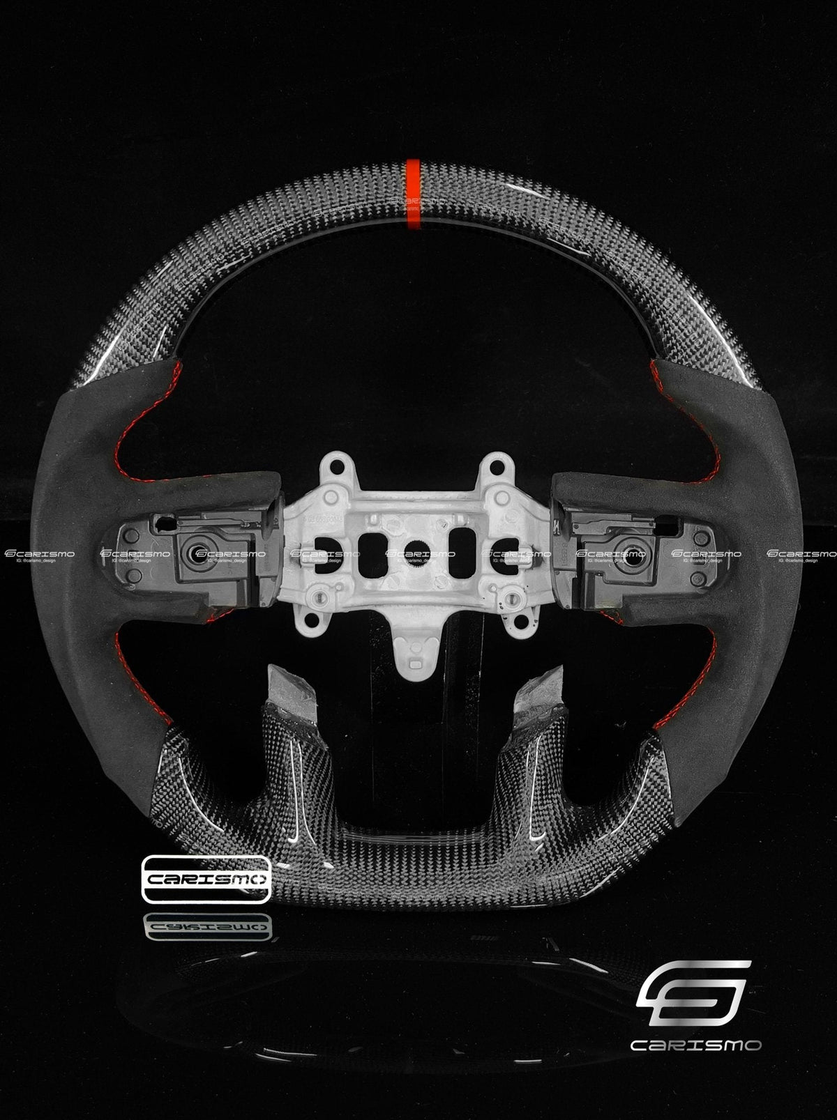 Carismo Steering Wheel For Ram 1500 TRX (DT) - Sport - Gloss Carbon - Alcantara