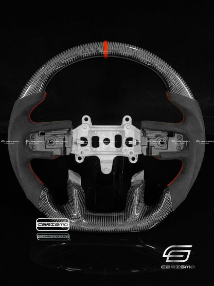 Carismo Steering Wheel For Ram 1500 TRX (DT) - Sport - Gloss Carbon - Alcantara