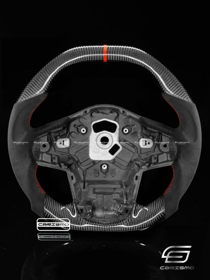 Carismo Steering Wheel For Toyota Supra (MKV) - Signature - Gloss Carbon - Alcantara